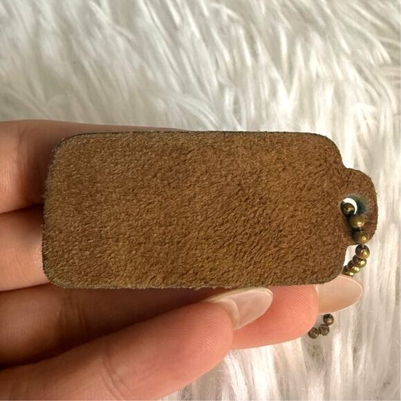 Vintage COACH Fob Bag Charm Hang tag Hangtag - Picture 2 of 2